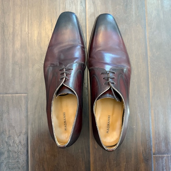 Magnanni made in Spain leather lace up dress shoes men’s size 13